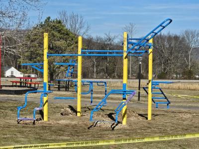 Adult Exercise Equipment Installed at Charles Stone Park