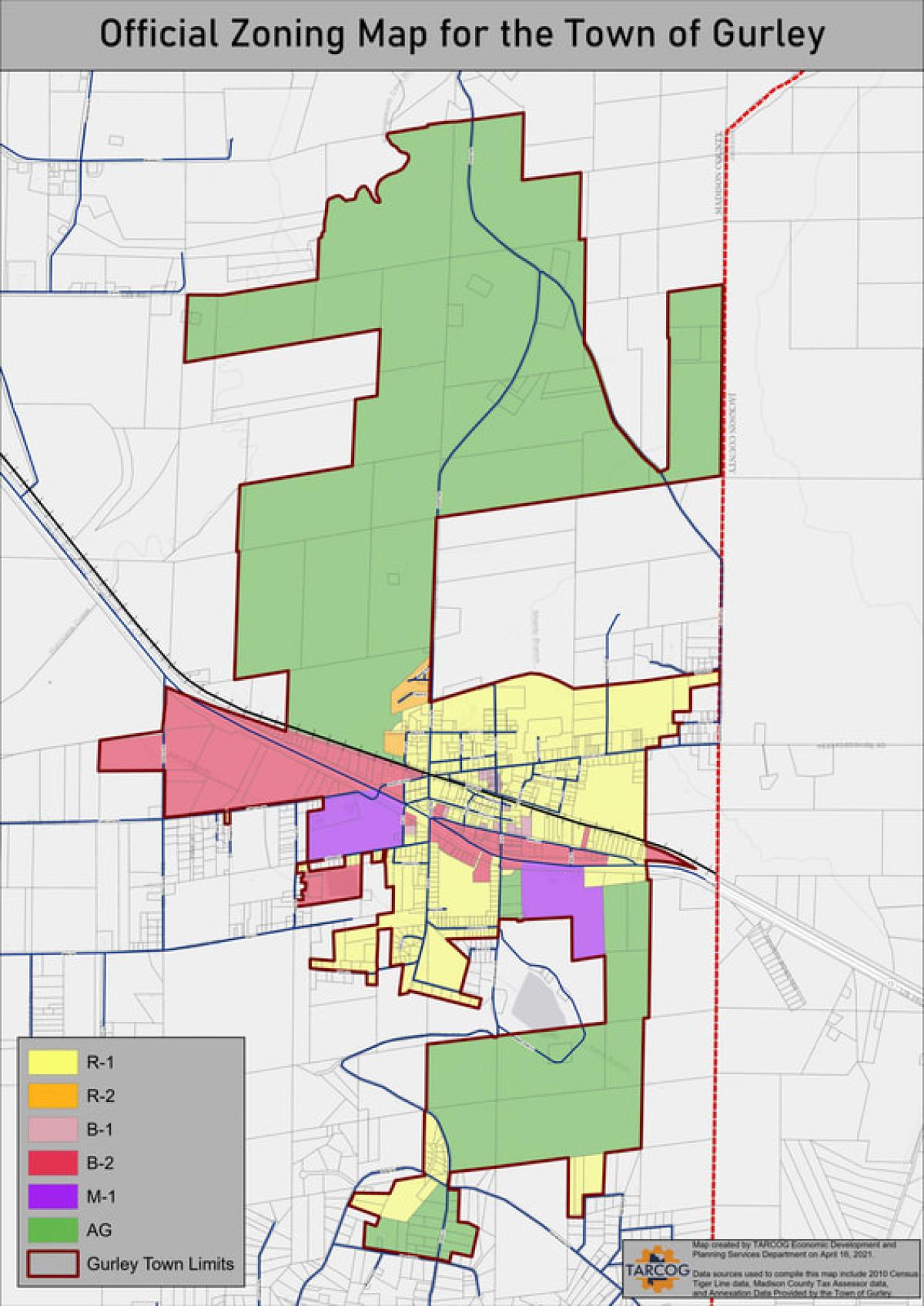 gurley zoning map